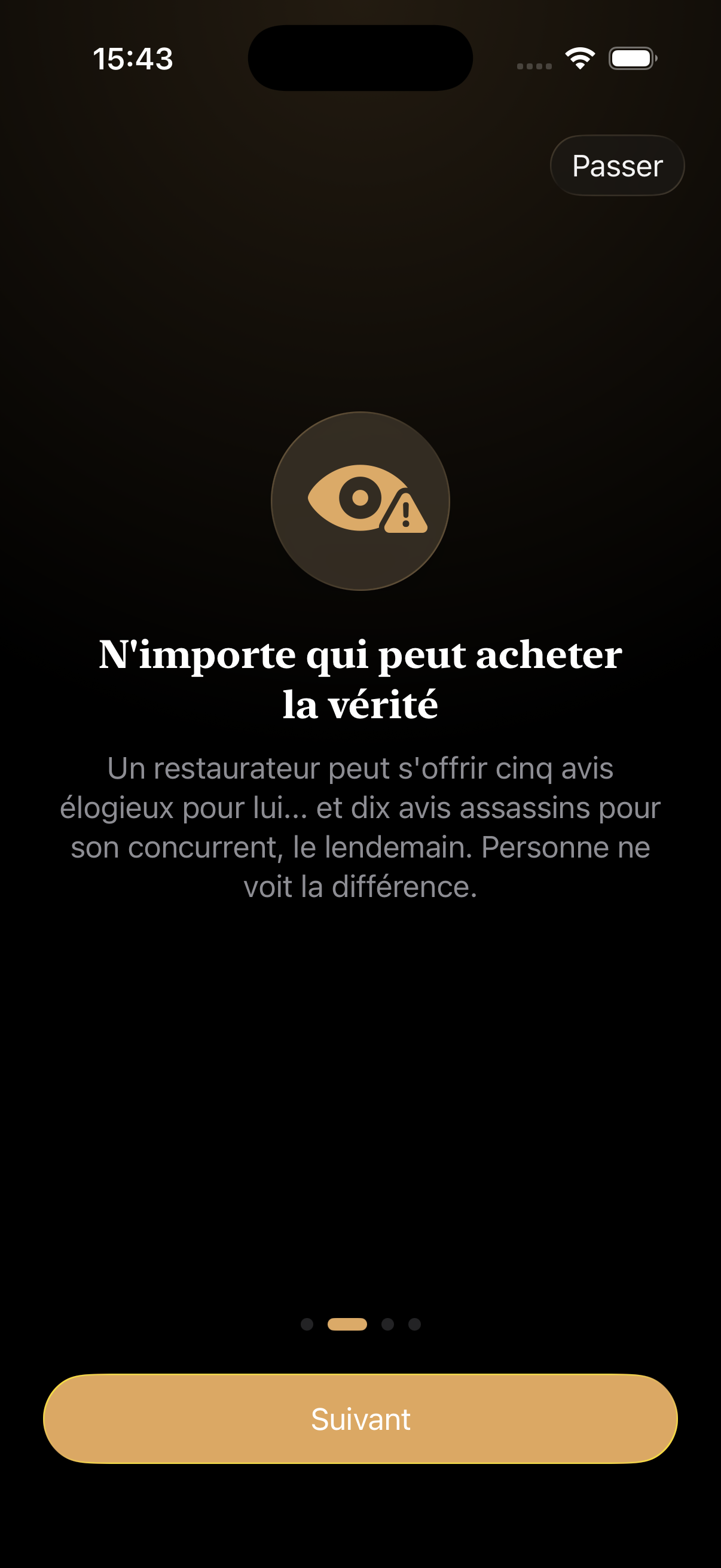 N'importe qui peut acheter la vérité